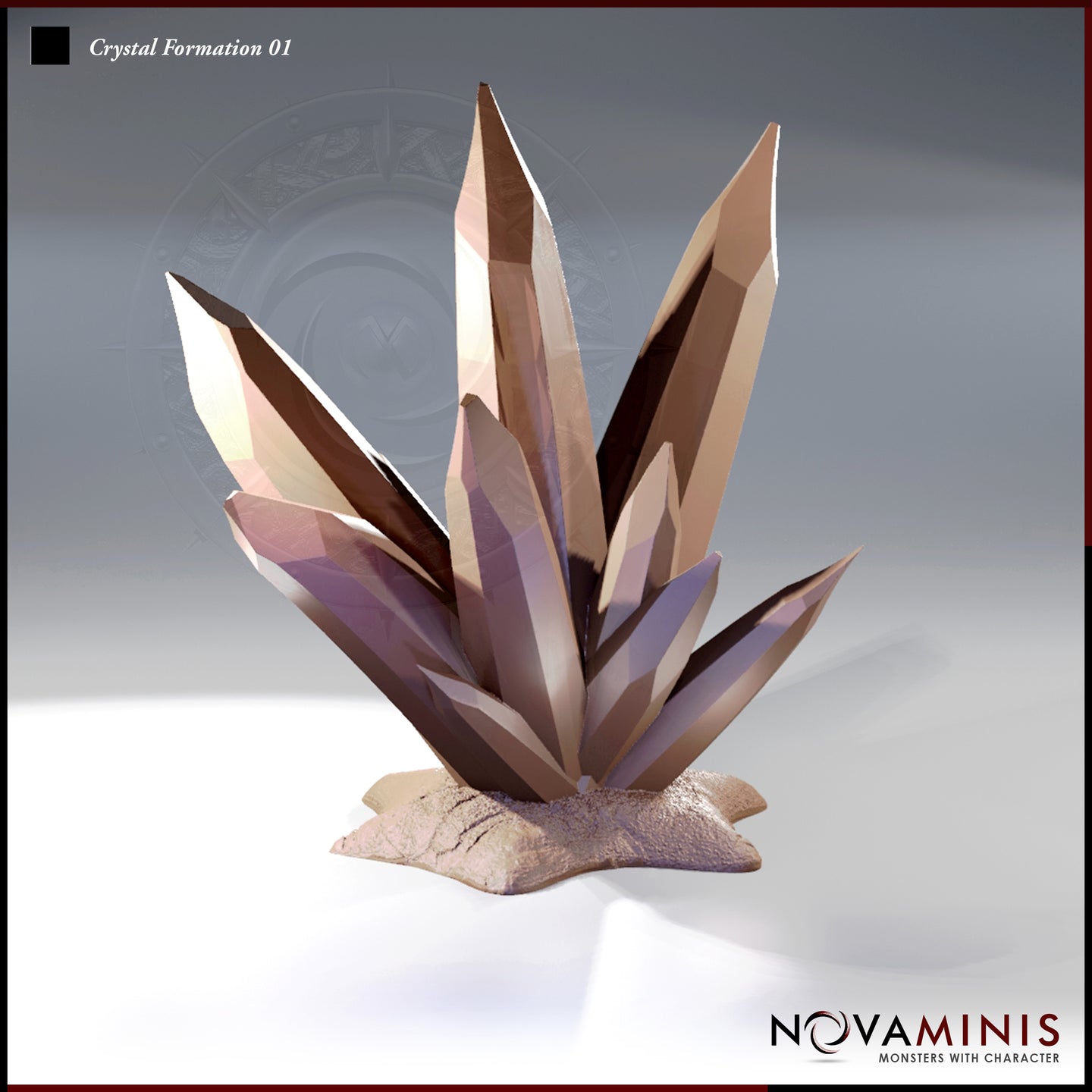 Crystal Formation 01 by Novaminis