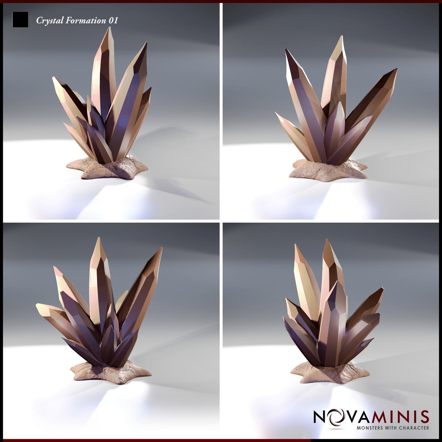 Crystal Formation 01 by Novaminis