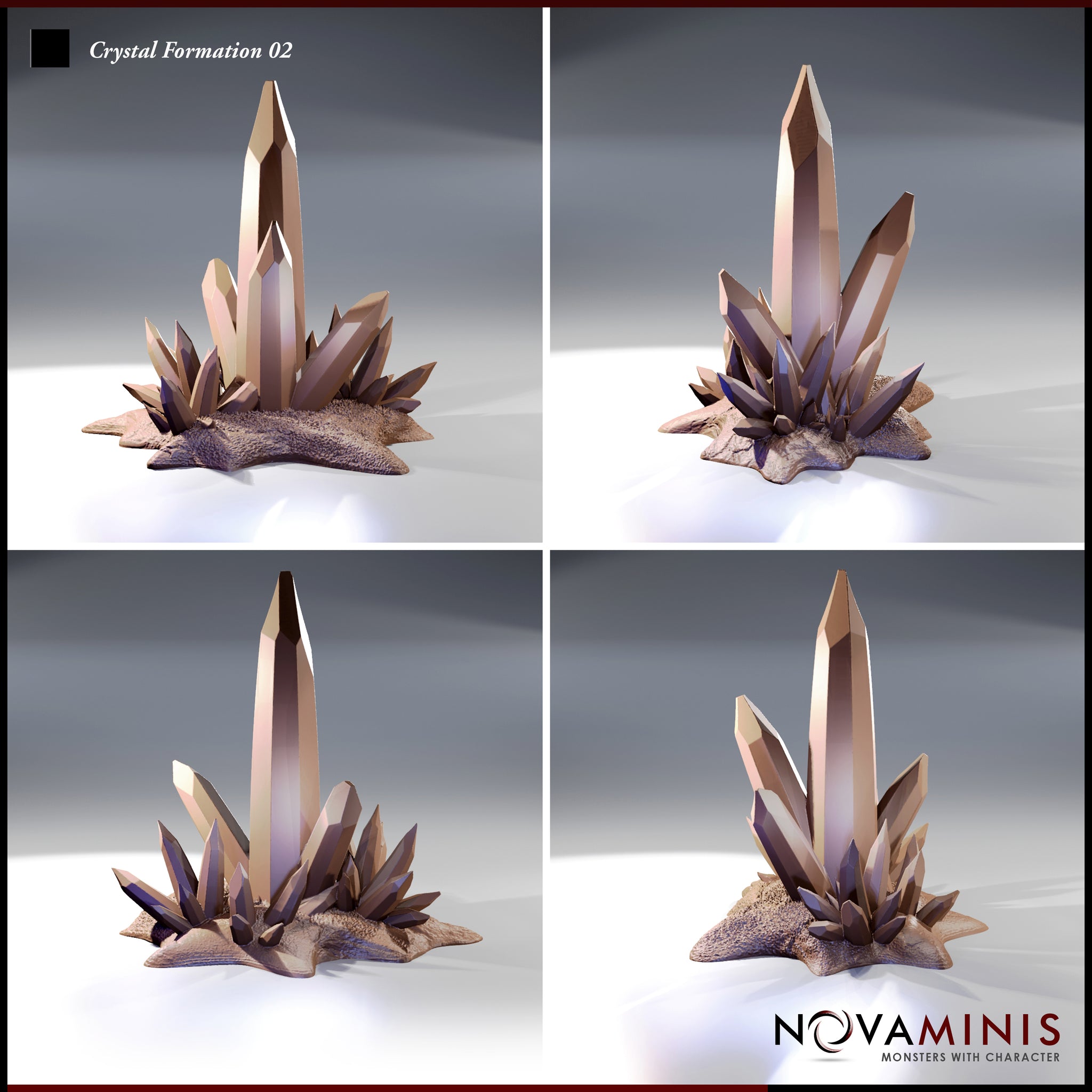 Crystal Formation 02 by Novaminis