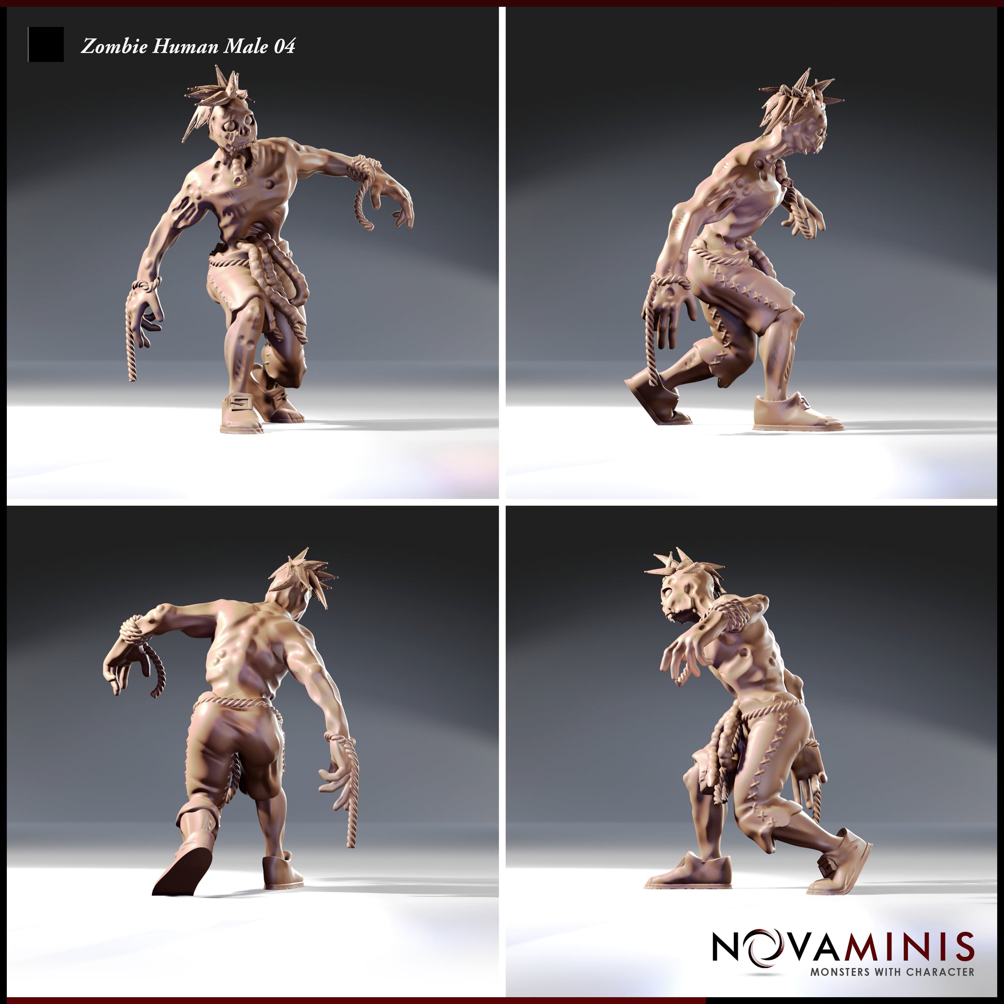 Zombie Human Male 04 by Novaminis