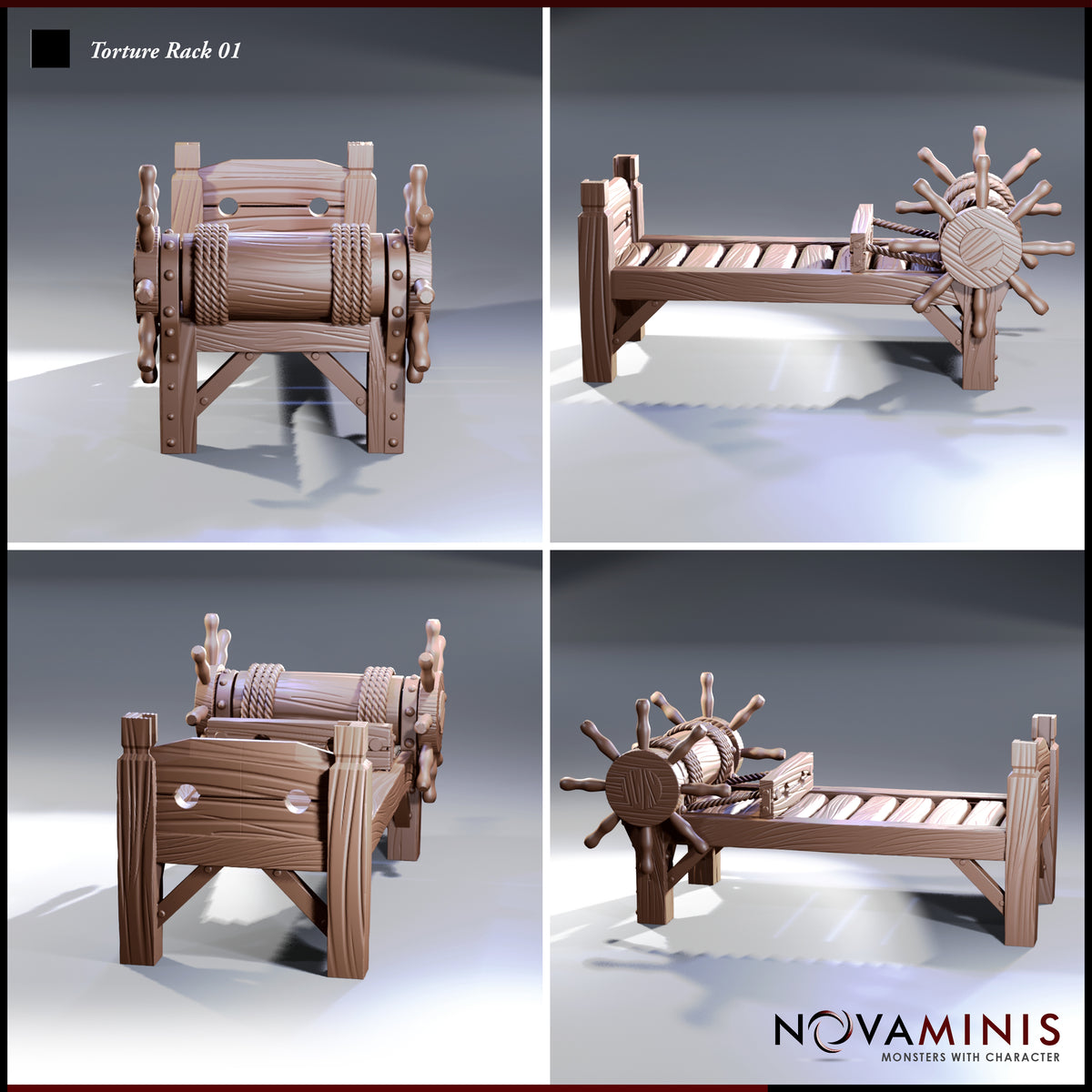 Dungeon Torque Racks Torture Rack | D&D Miniature for Ravenloft Campaigns – MitzNSimz