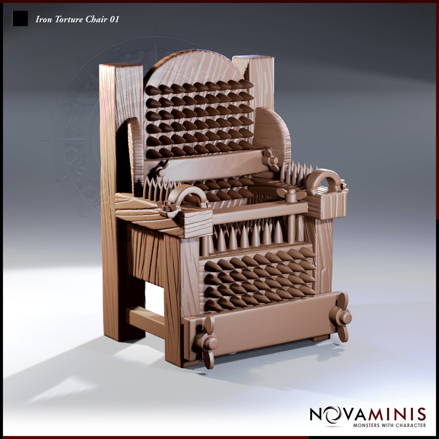 Iron Torture Chair 01 by Novaminis