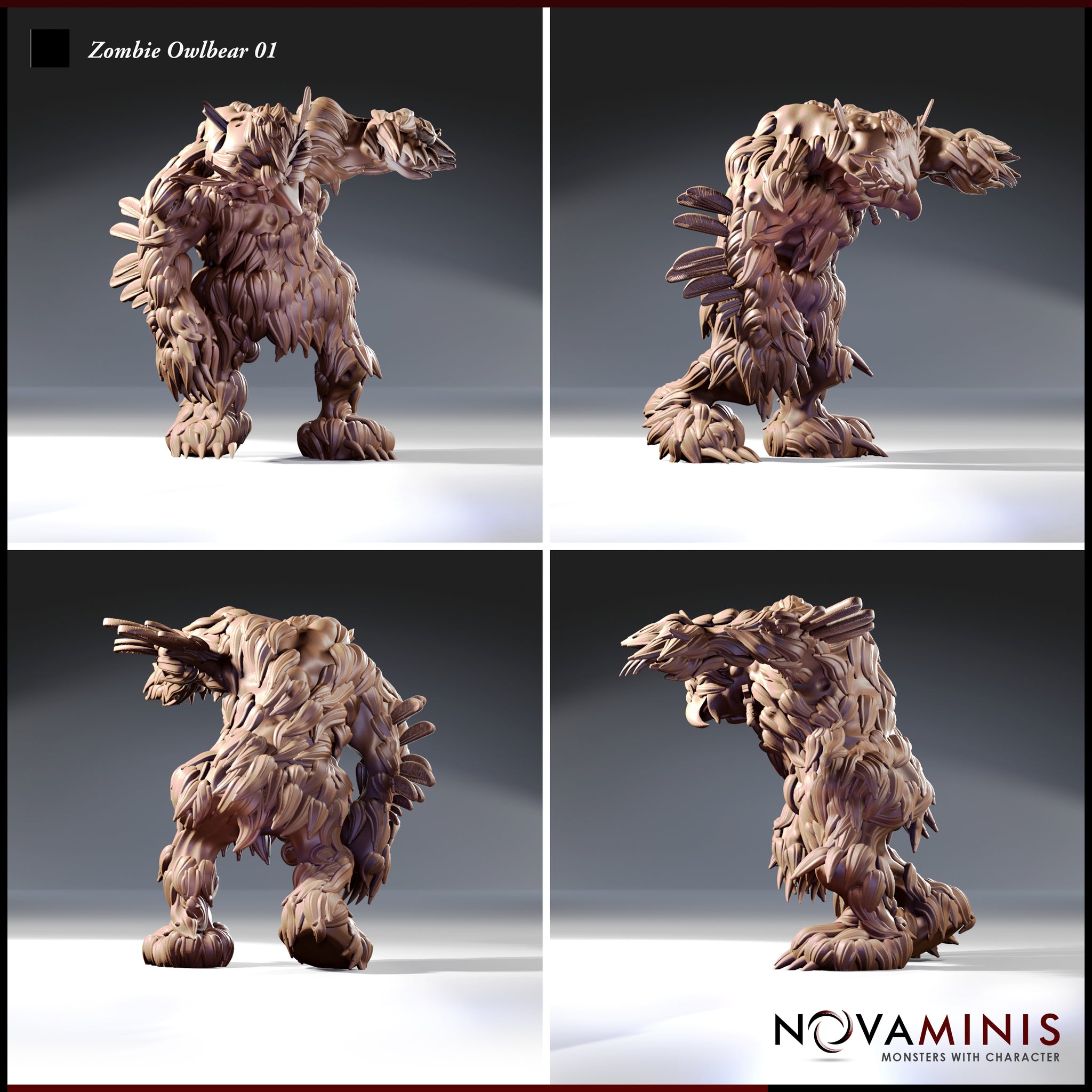 Zombie Owlbear 01 by Novaminis