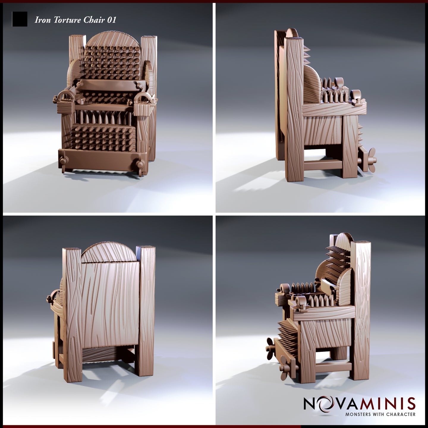 Iron Torture Chair 01 by Novaminis