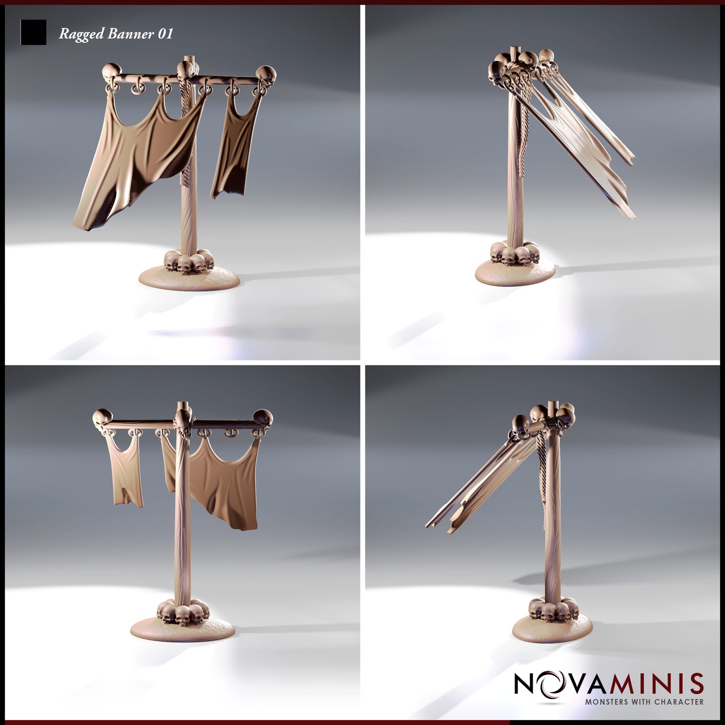Ragged Banner 01 by Novaminis