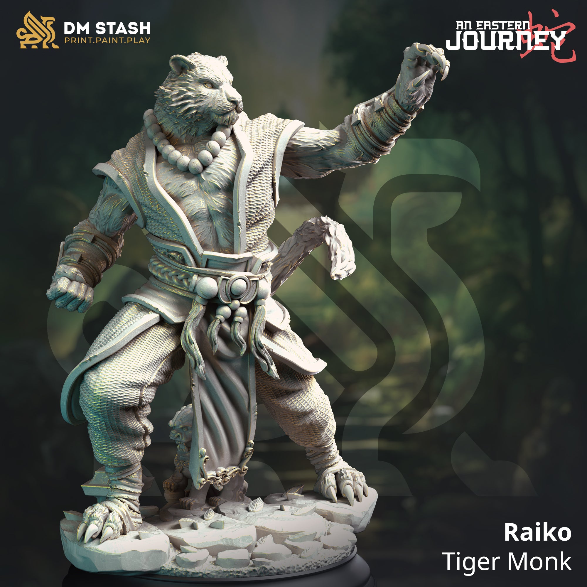 Tiger Monk (Raiko) by DM Stash