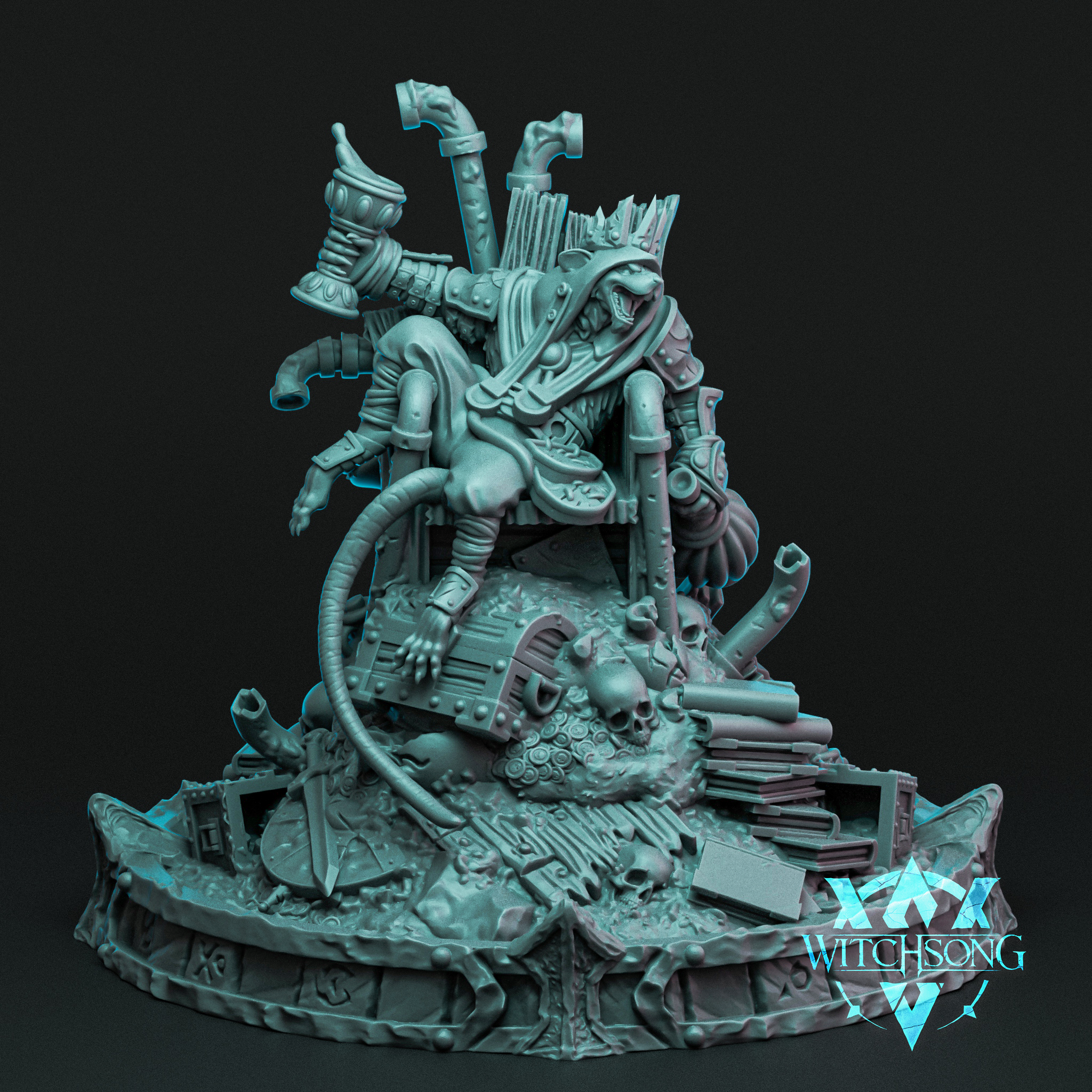 Rat King's Throne by Witchsong Miniatures