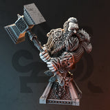 Dwarf Barbarian (Tors) Bust  by DM Stash