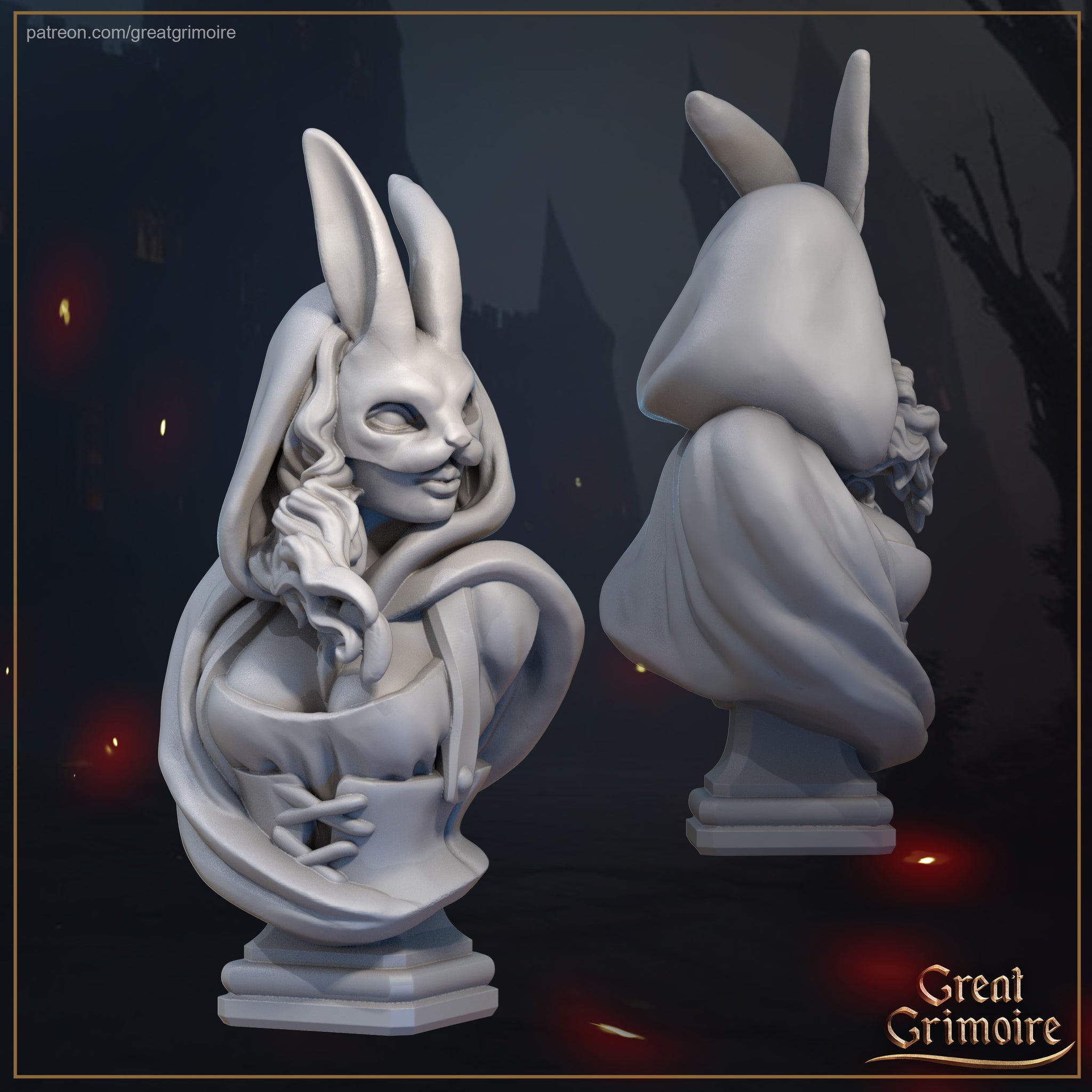 Red Riding Hood Bust  by Great Grimoire