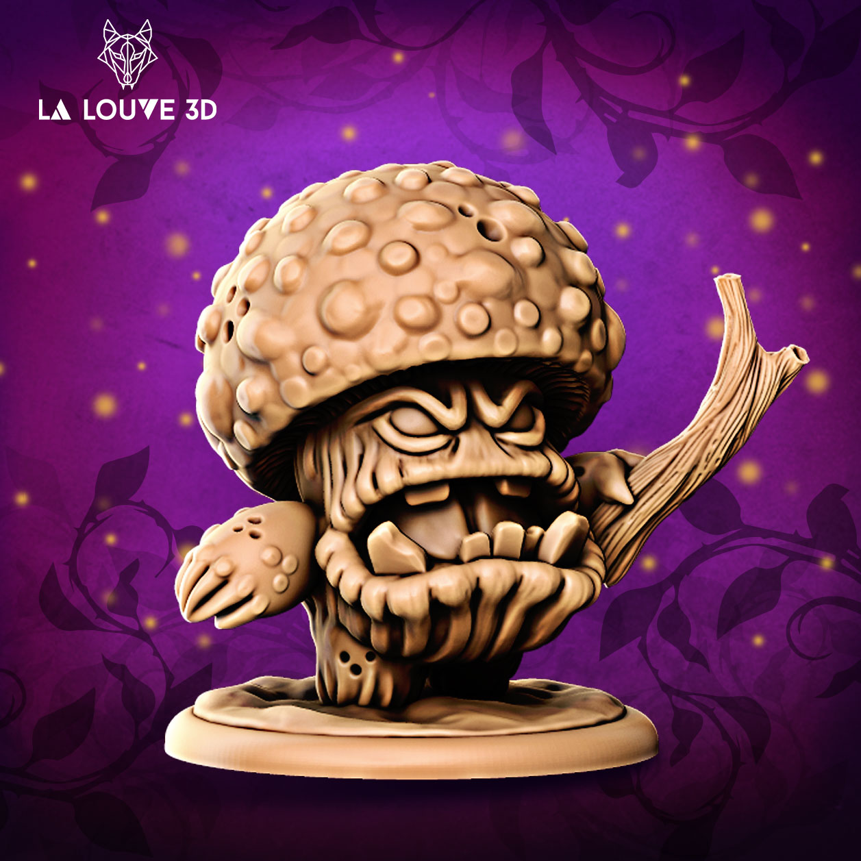 Furious Mushroom by La Louve 3D