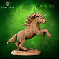 Pony Unicorn by La Louve 3D