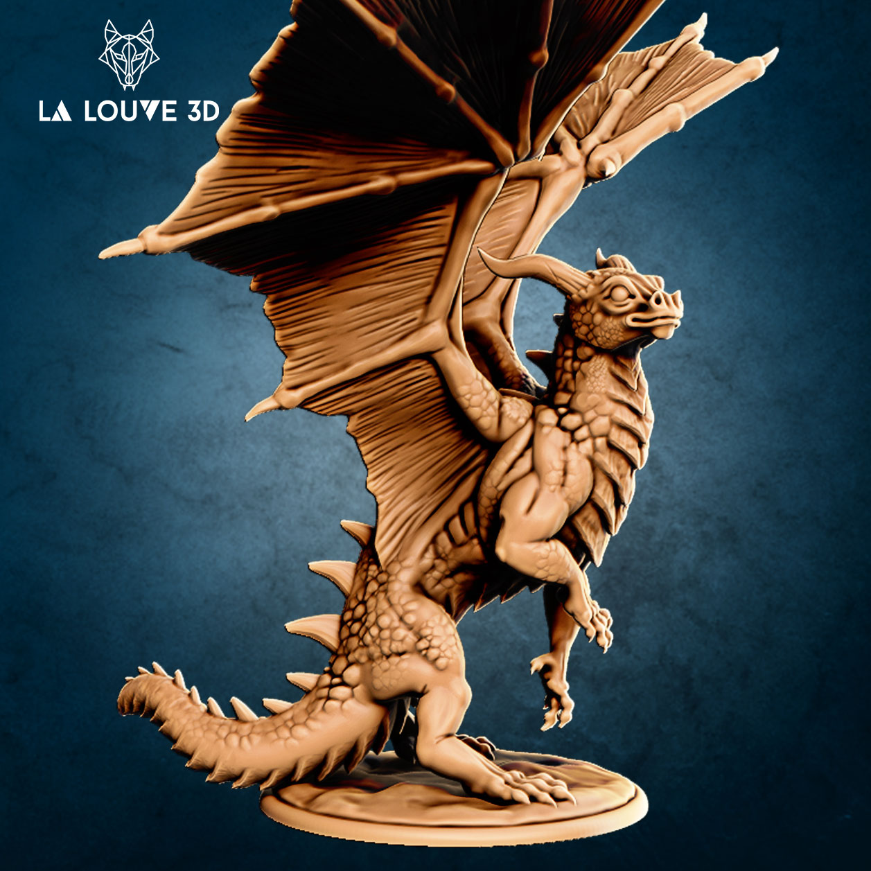 Barren Dragon by La Louve 3D