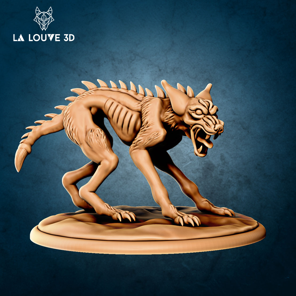 Dire Jackal by La Louve 3D