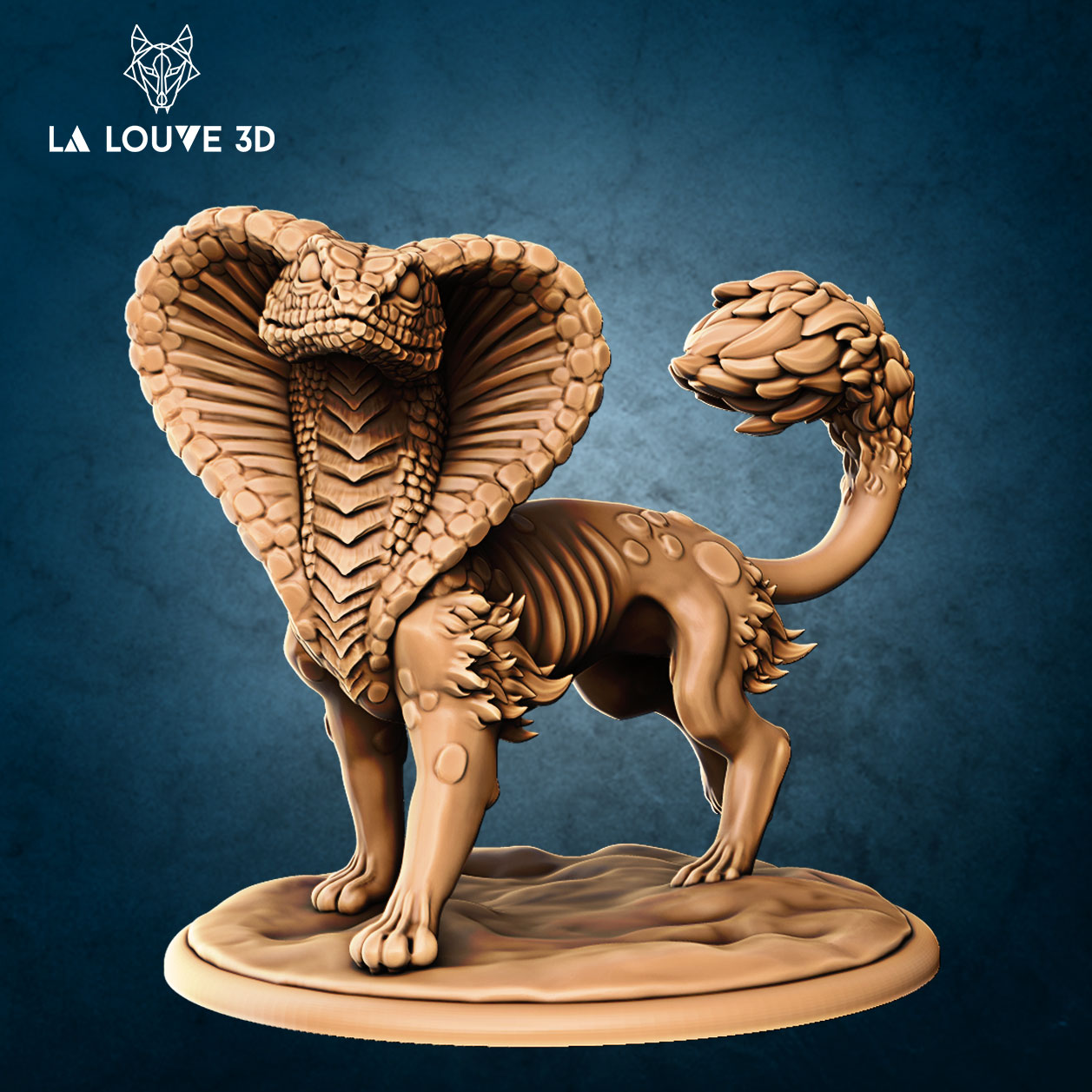 Snake Cat by La Louve 3D