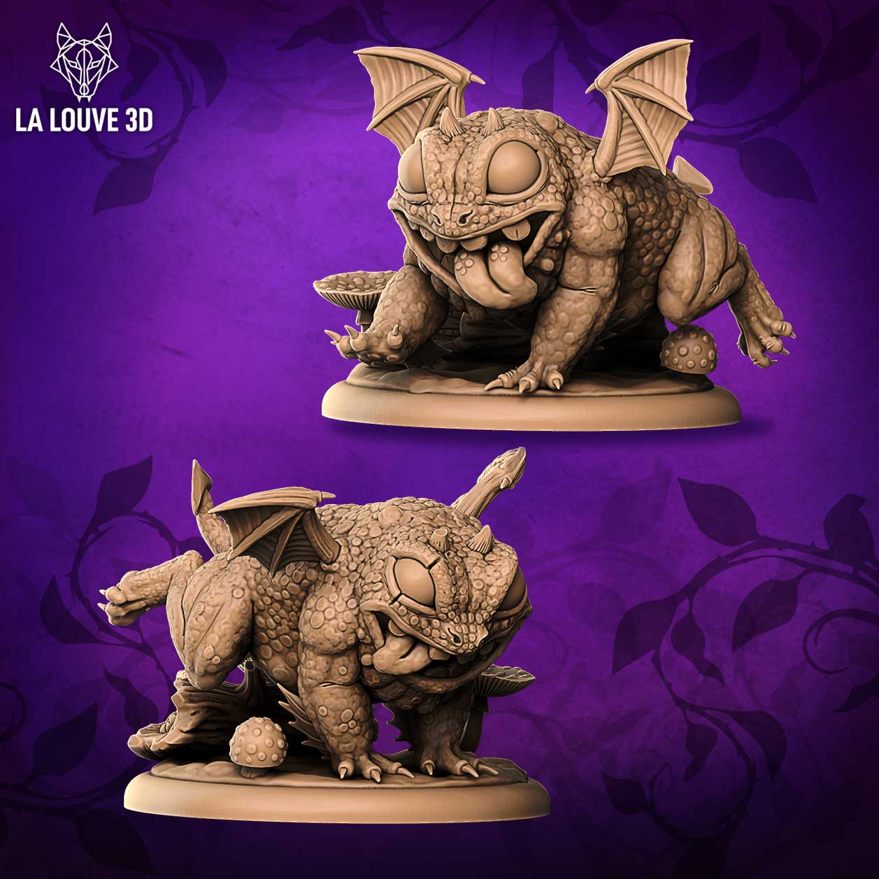 Small Demonic Toads by La Louve 3D