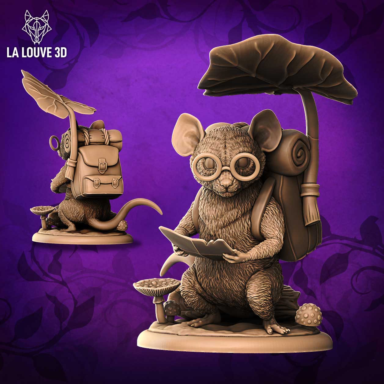 Mouse Adventurer by La Louve 3D