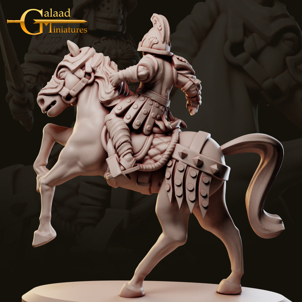 Mounted Arena Fighter Gladiator 02 by Galaad Miniatures