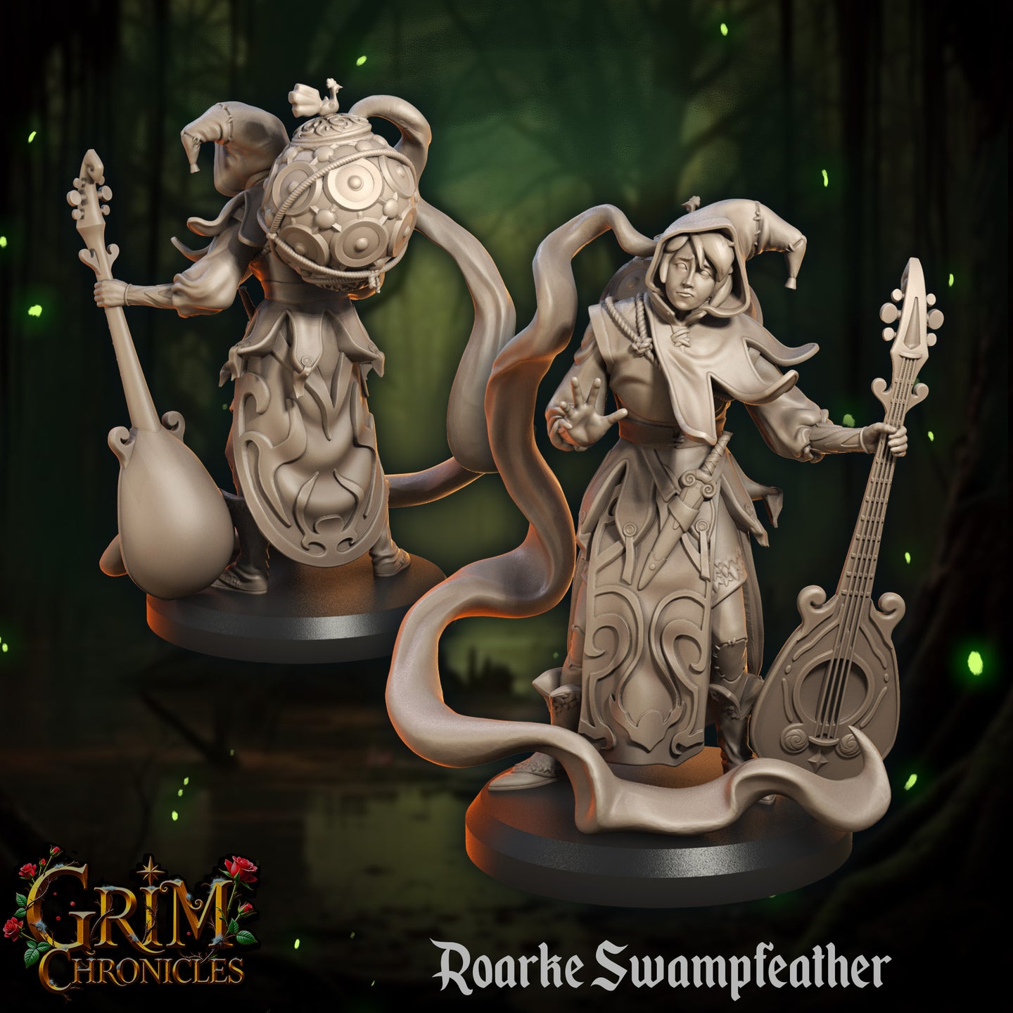 Bard Roarke Swampfeather by Great Grimoire