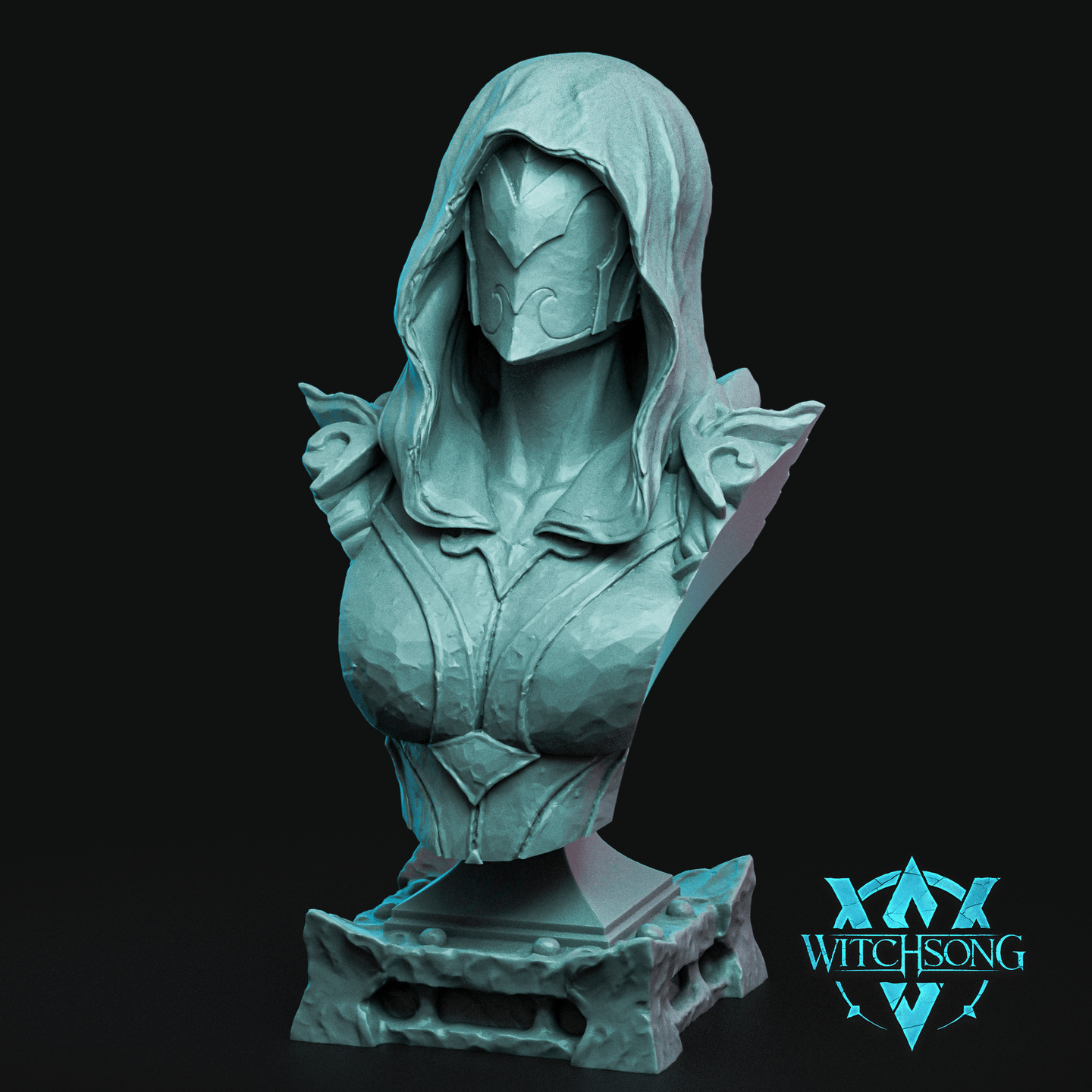 Rotbloom Priestess Bust by Witchsong Miniatures