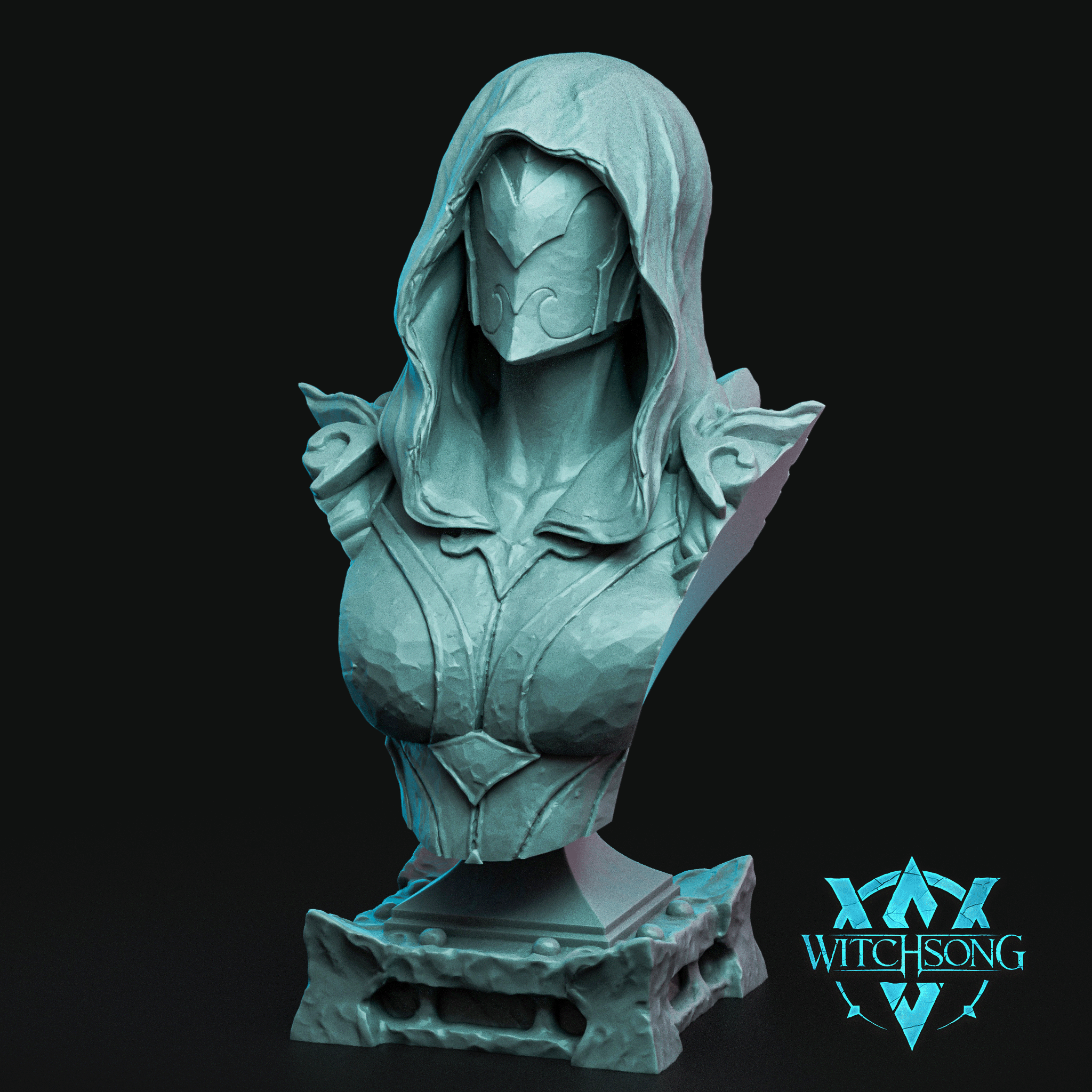 Rotbloom Priestess Bust by Witchsong Miniatures