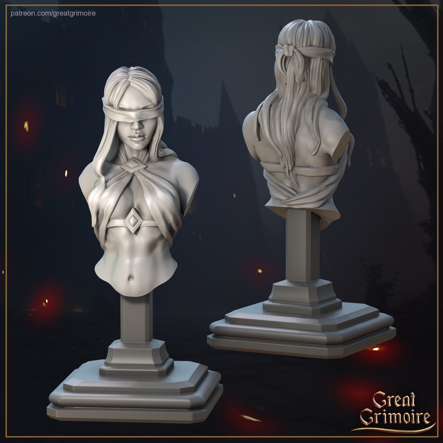 Sacrifice Girl Bust  by Great Grimoire