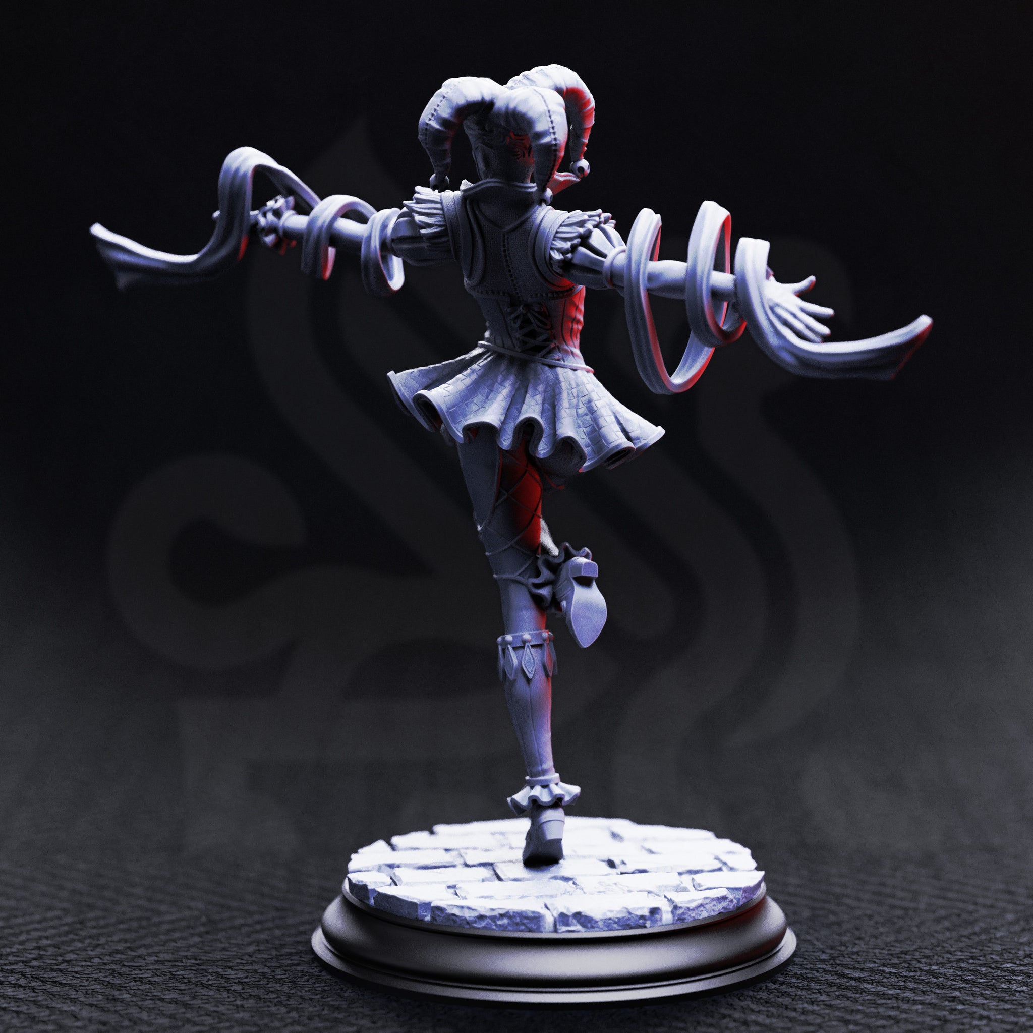 Gleeful Vampire Jester (Sanguine) by DM Stash