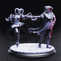 Dancing Vampire Jesters (Sanguine & Melancholy) by DM Stash