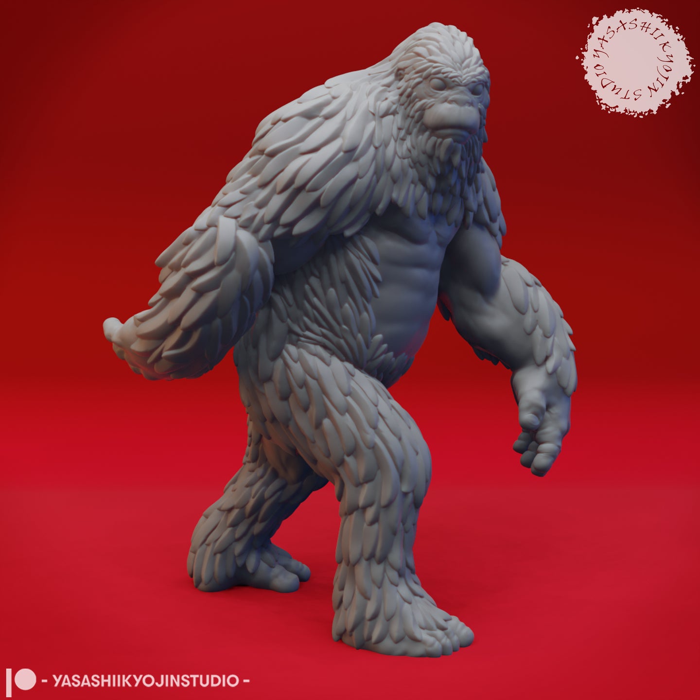 Sasquatch / Yeti 01 by Yasashii Kyojin Studios