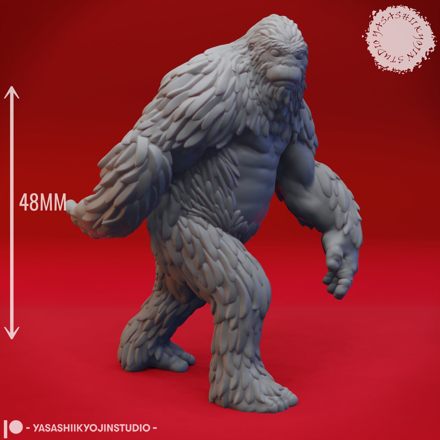 Sasquatch / Yeti 01 by Yasashii Kyojin Studios