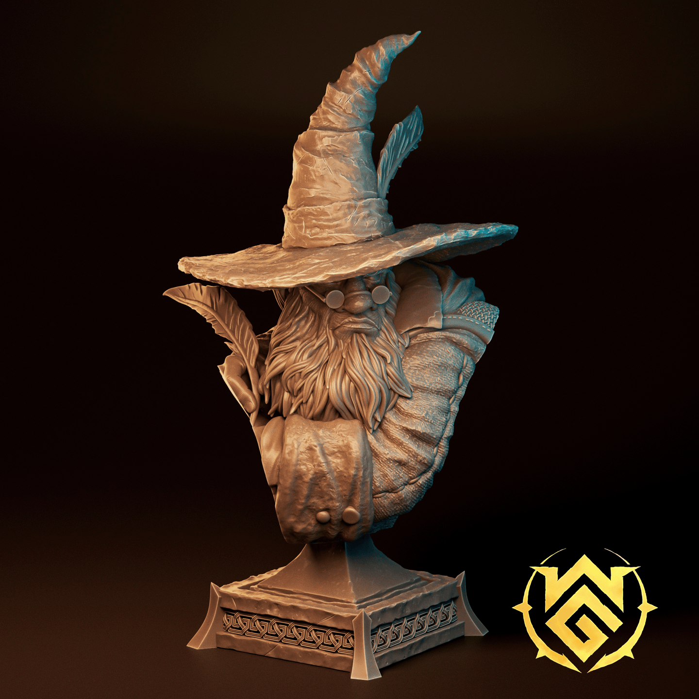 Scrib Galloway Gnome Wizard Bust by The Witchguild