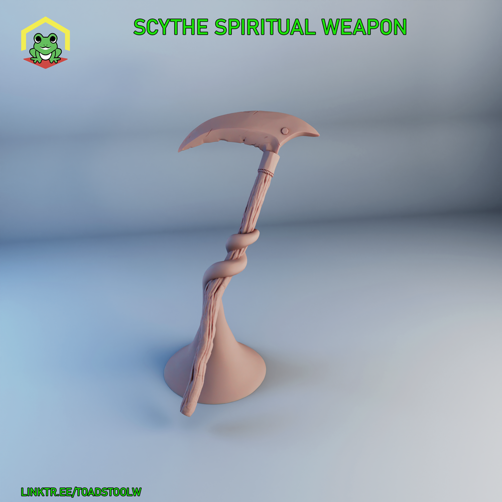 Scythe Spiritual Weapon by The Toadstool Weaver