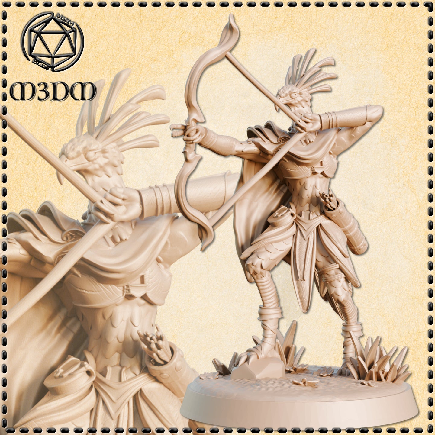 Secretary Birdfolk Ranger Action by Mia Kay M3DM