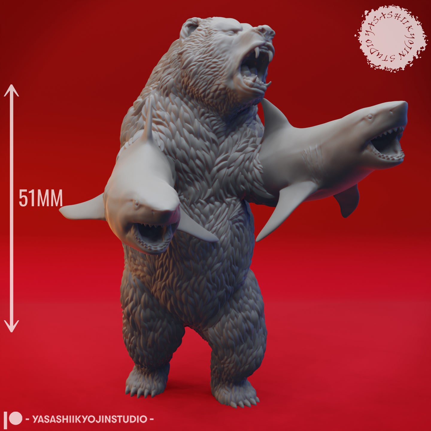Sharkenbear 01 by Yasashii Kyojin Studios