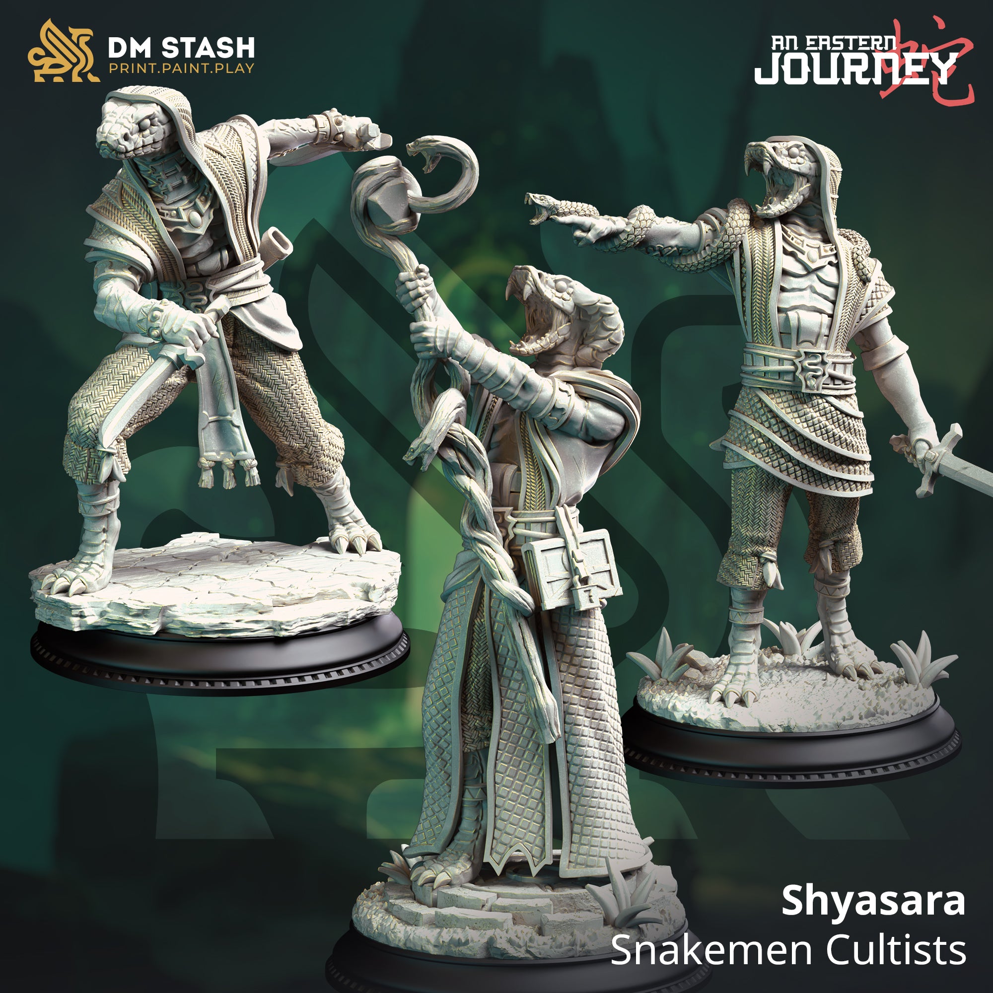 Snakeman Cultist Bundle by DM Stash