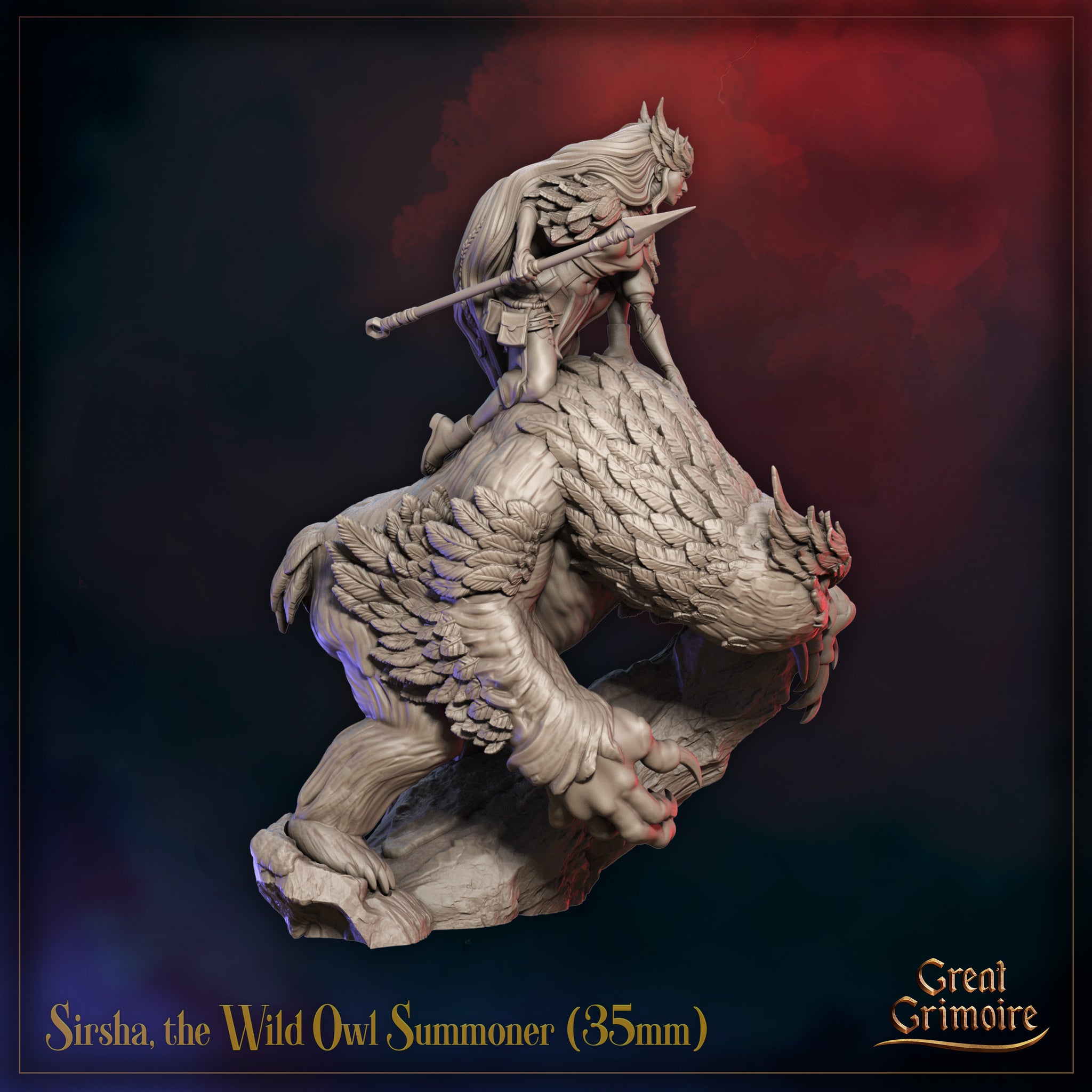 Sirsha, the Wild Owl Summoner by Great Grimoire