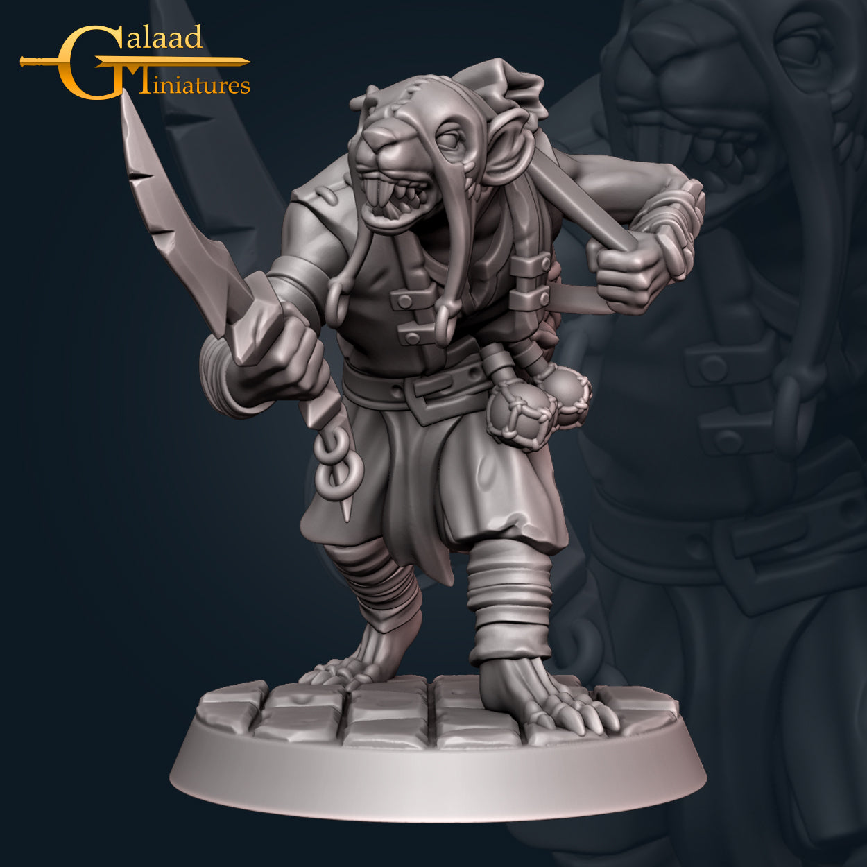 Ratfolk Scavenger Bundle by Galaad Miniatures