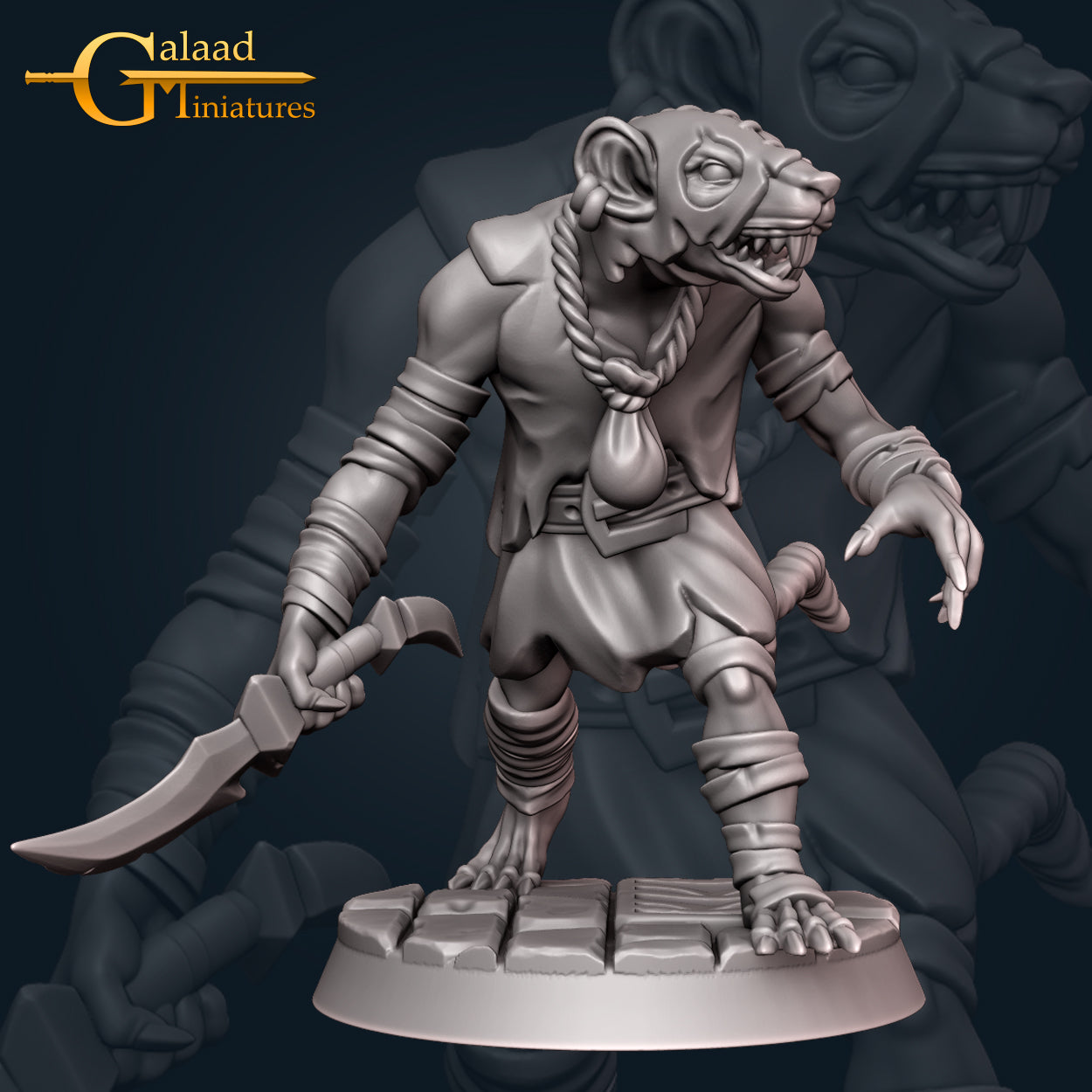 Ratfolk Scavenger Bundle by Galaad Miniatures