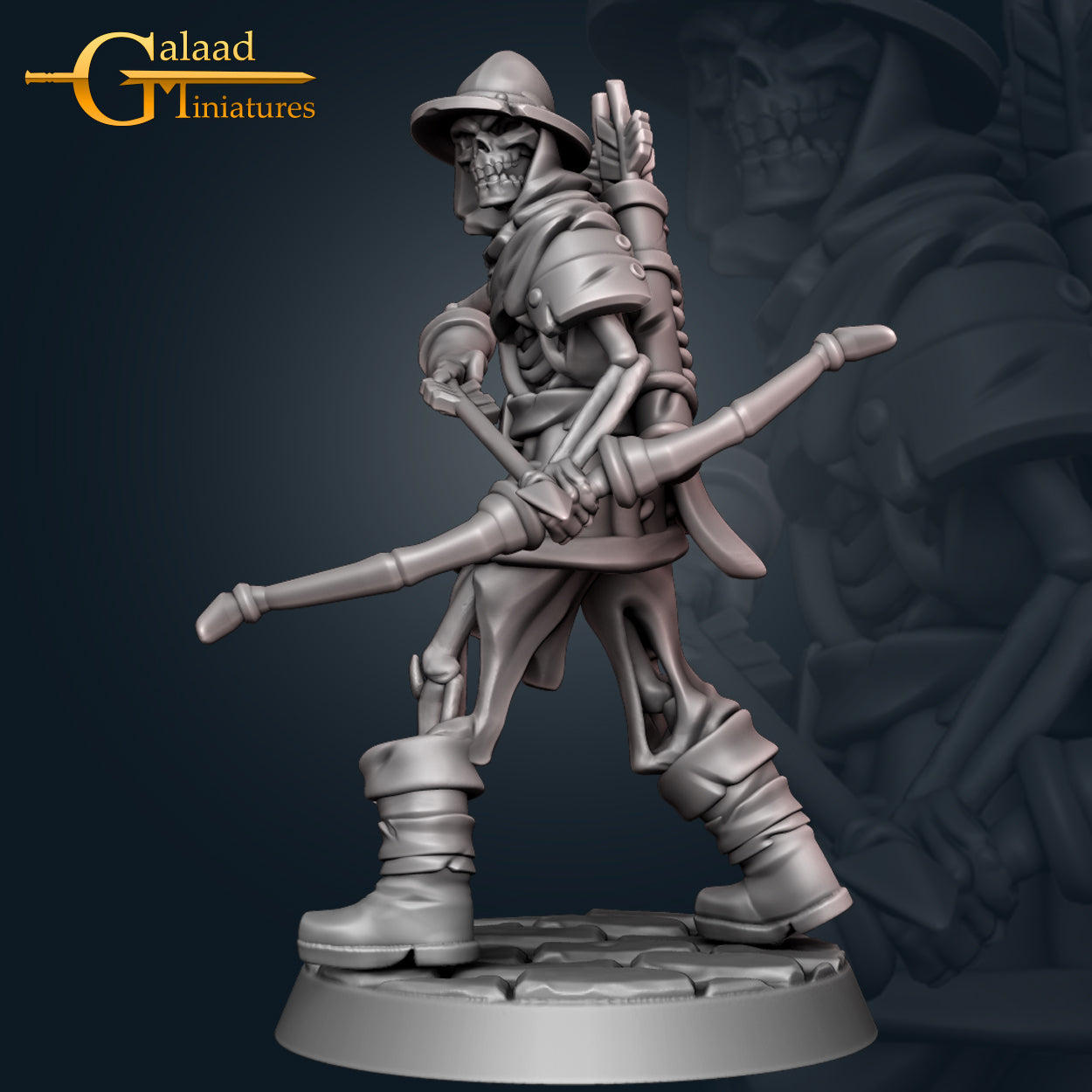 Skeleton Archer 02 by Galaad Miniatures