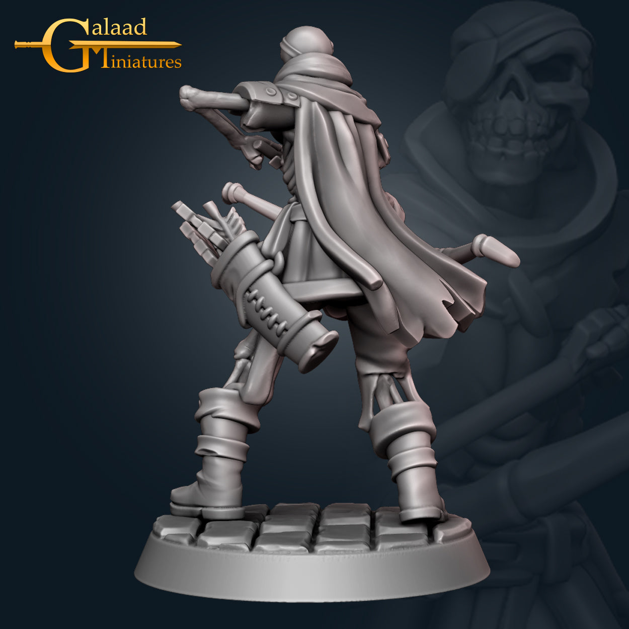 Skeleton Archer 03 by Galaad Miniatures