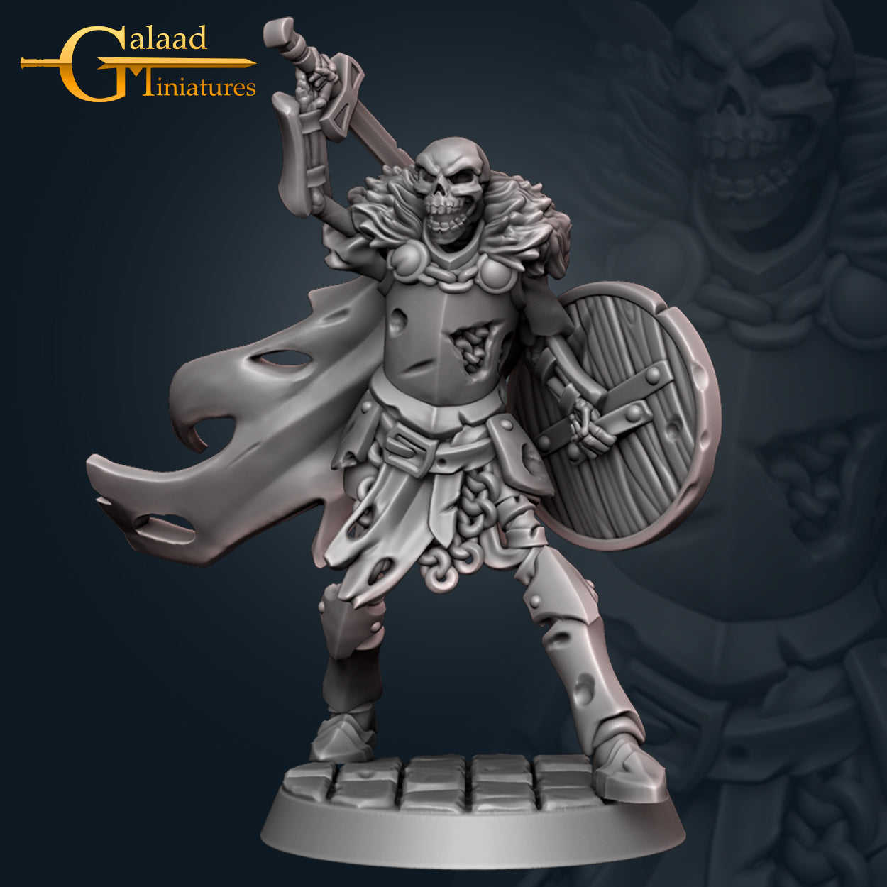 Melee Skeleton 01 by Galaad Miniatures