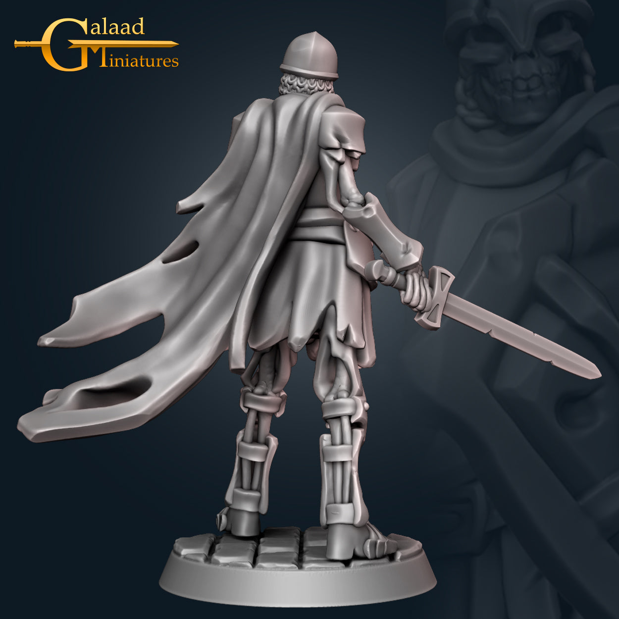 Melee Skeleton 02 by Galaad Miniatures