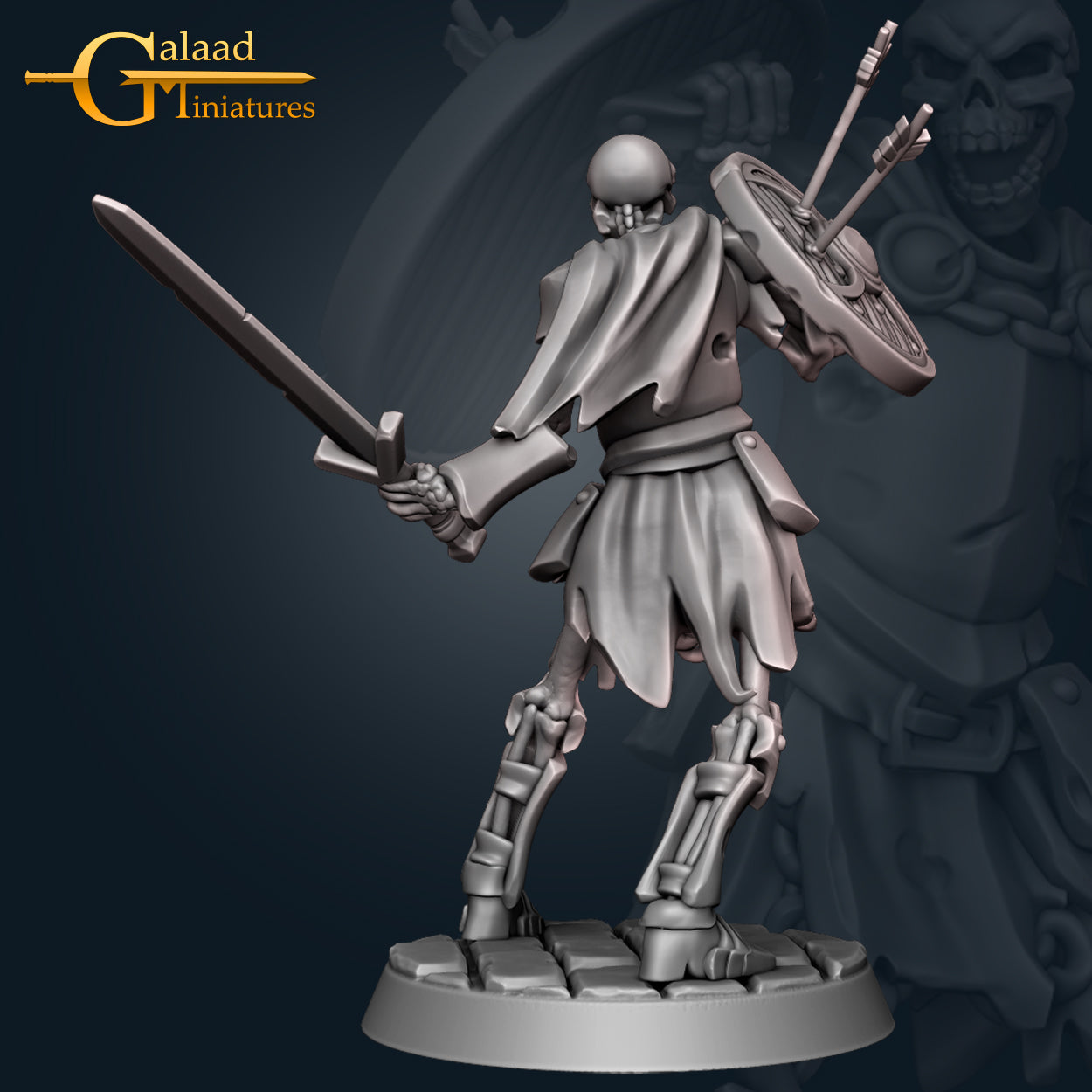 Melee Skeleton 03 by Galaad Miniatures