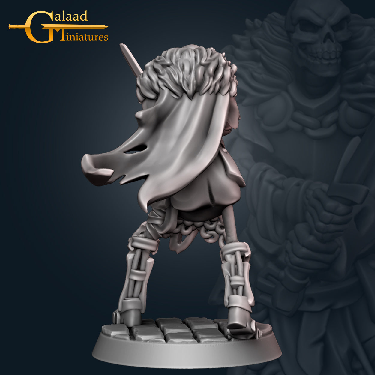 Melee Skeleton 04 by Galaad Miniatures