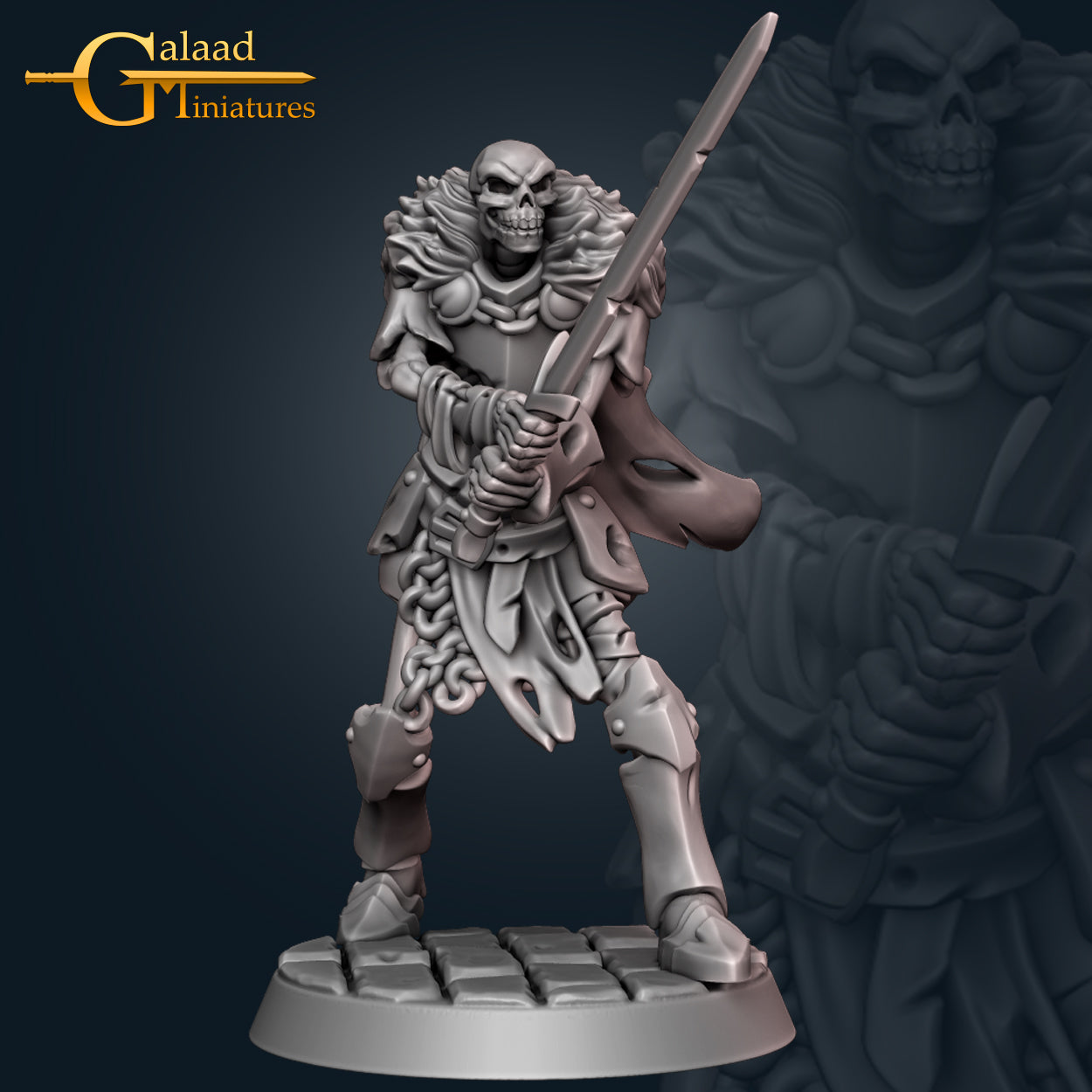 Melee Skeleton 04 by Galaad Miniatures