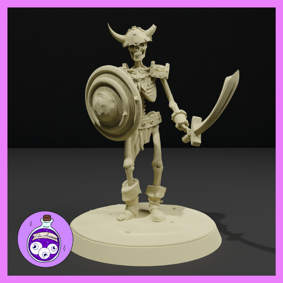 Skeleton Fighter by Ella's Arcanum Minis
