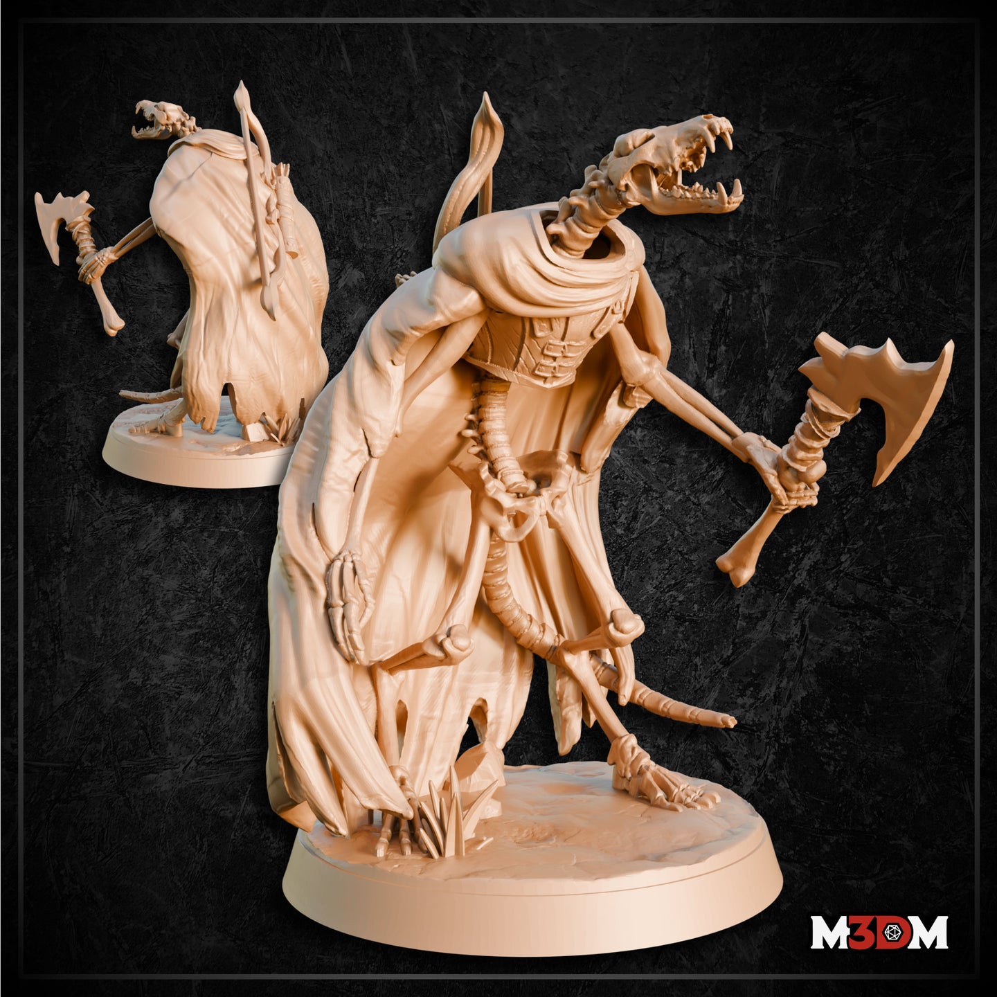 Skeleton Werewolf Ranger Action by Mia Kay M3DM