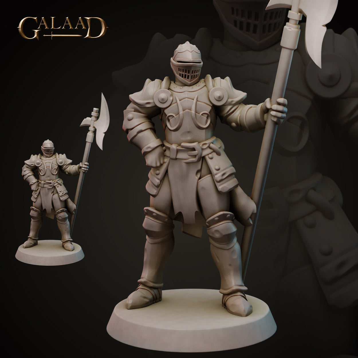 King's Guard Spear Knight Bundle by Galaad Miniatures