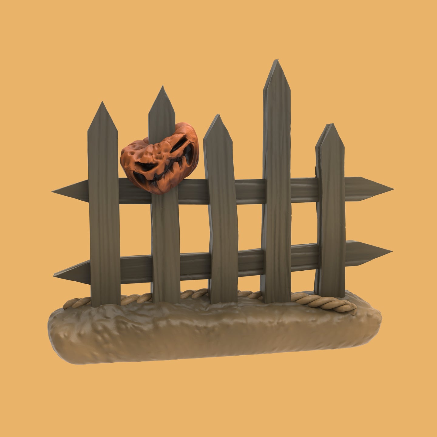 Spooky Fence by Mia Kay M3DM