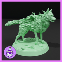 Standing Forest Sprite Wolf by Ella's Arcanum Minis