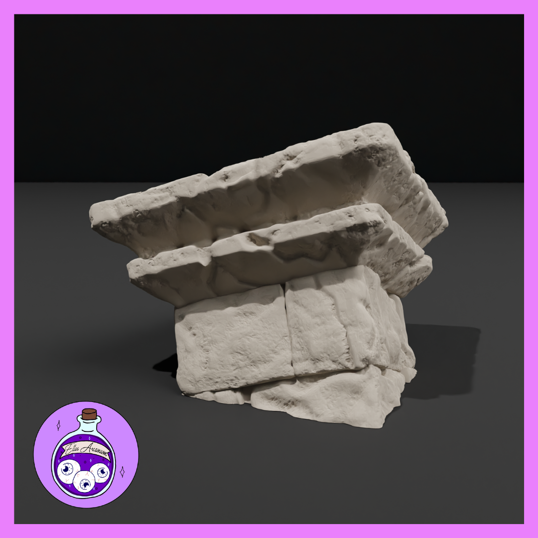 Stone Column Broken 2 by Ella's Arcanum